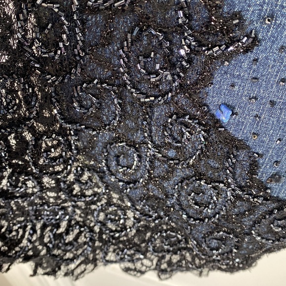 Allen B. By Allen Schartz lace jeans size 27 - Picture 7 of 8